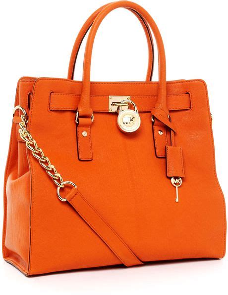 michael kors hamilton tote tangerine|michael kors hamilton.